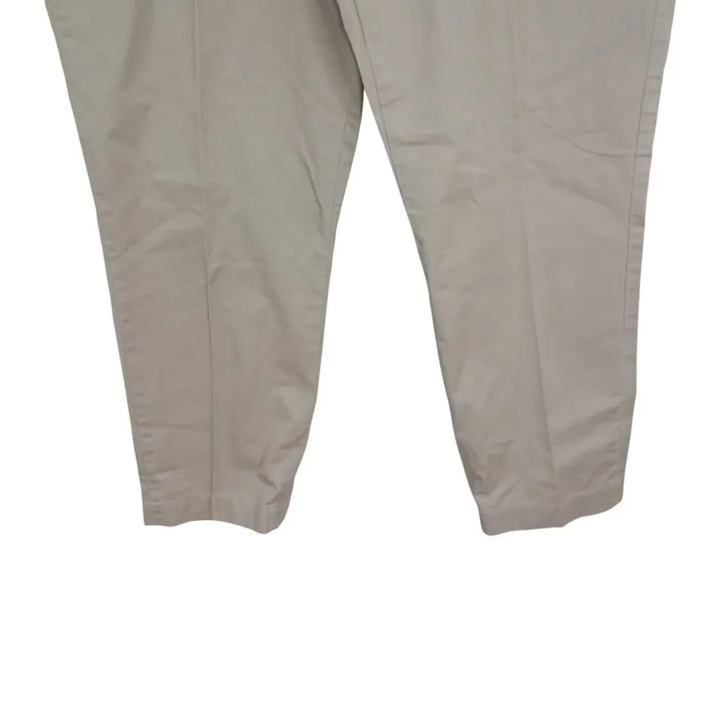 Ralph Lauren Chino Pants Polo Beige Mens 42x34 Cotton Blend Zip Fly Classic Fit - Picture 4 of 11